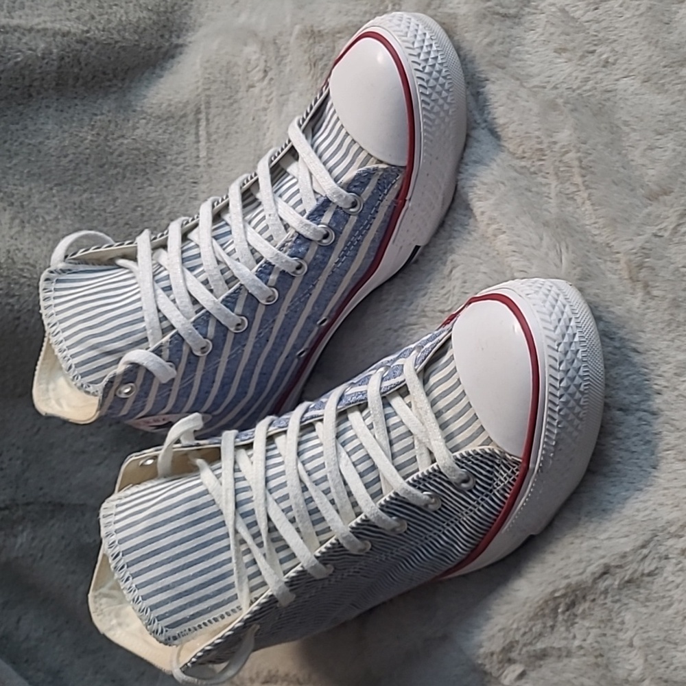 Converse CTAS High Vintage Stripes Sneakers Mens 11.5